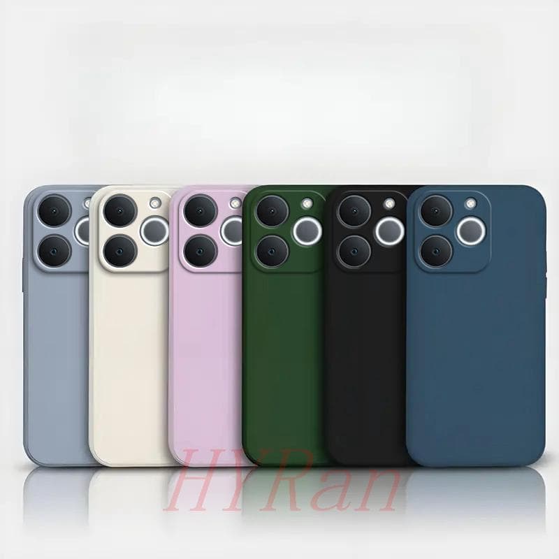 Capa De Telefone De silicone De Cor Sólida Realme Note 70/70X YT