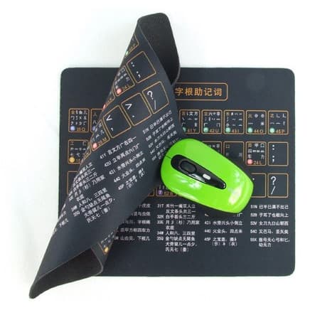 Fundo de borracha integrado resistente ao desgaste lavável mouse pad jogo mouse almofada de borracha cinco canetas raiz