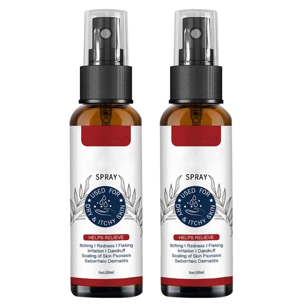 Aacnre Eczma Thapy Spray, Creme Hidratante para Mãos e Spray Corporal Eficaz em 7 Dias, Anbcerial Creme Calmante Natural