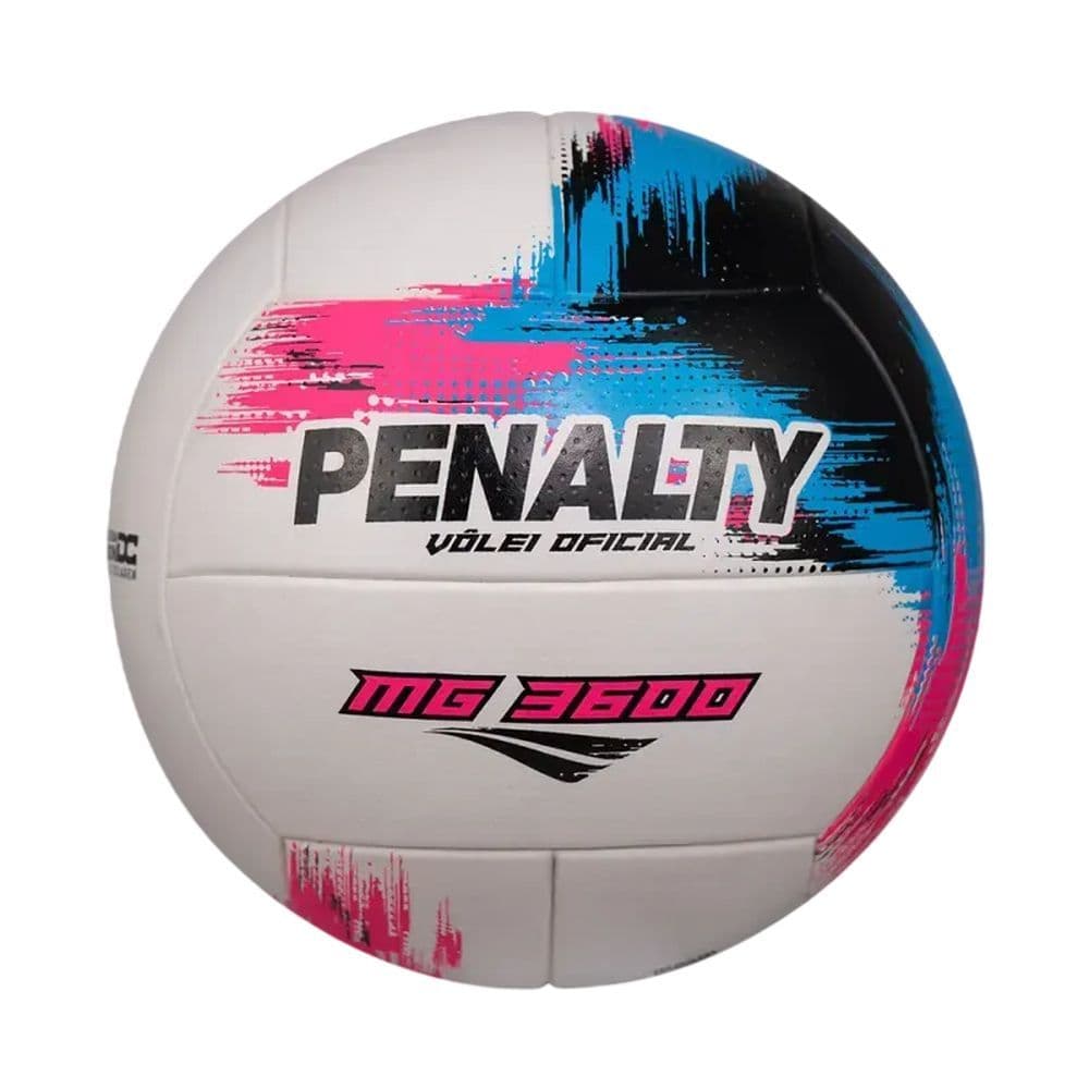 Bola Vôlei Penalty MG 3600 XXV Branco e Rosa