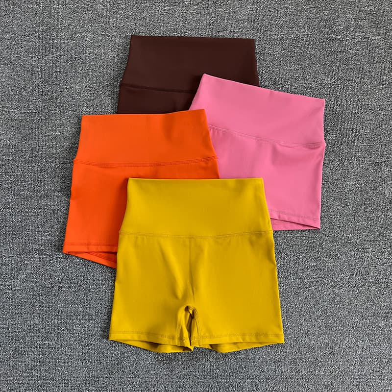 Calças de verão de três pontos de cintura alta calças de Yoga femininas magro olhar Hip-lifting calças de Fitness corren