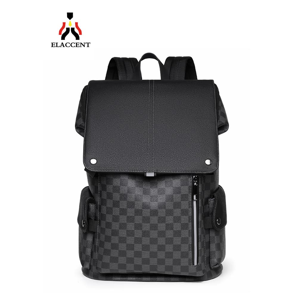 Mochila masculina de grande capacidade, bolsa para computador, estampada, negócios, lazer, viagem, escola secundária