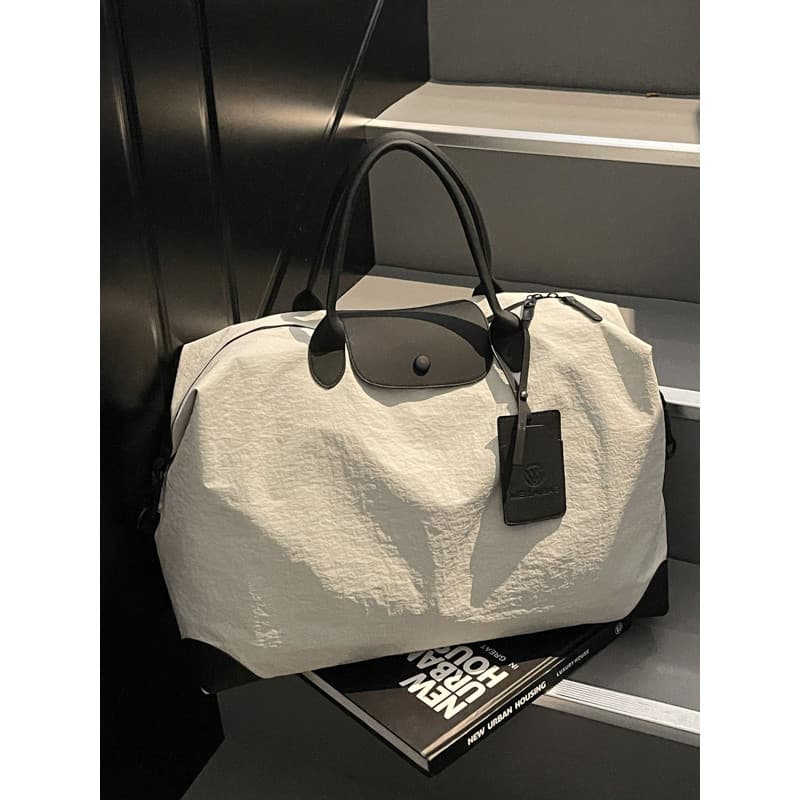 Bolsa de viagem de curta distância de grande capacidade feminina portátil sacola de viagem de negócios bolsa de embarque