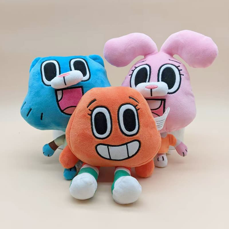 O Incrível Mundo De Gumball Boneco de Pelúcia Brinquedo de Pelúcia Presente
