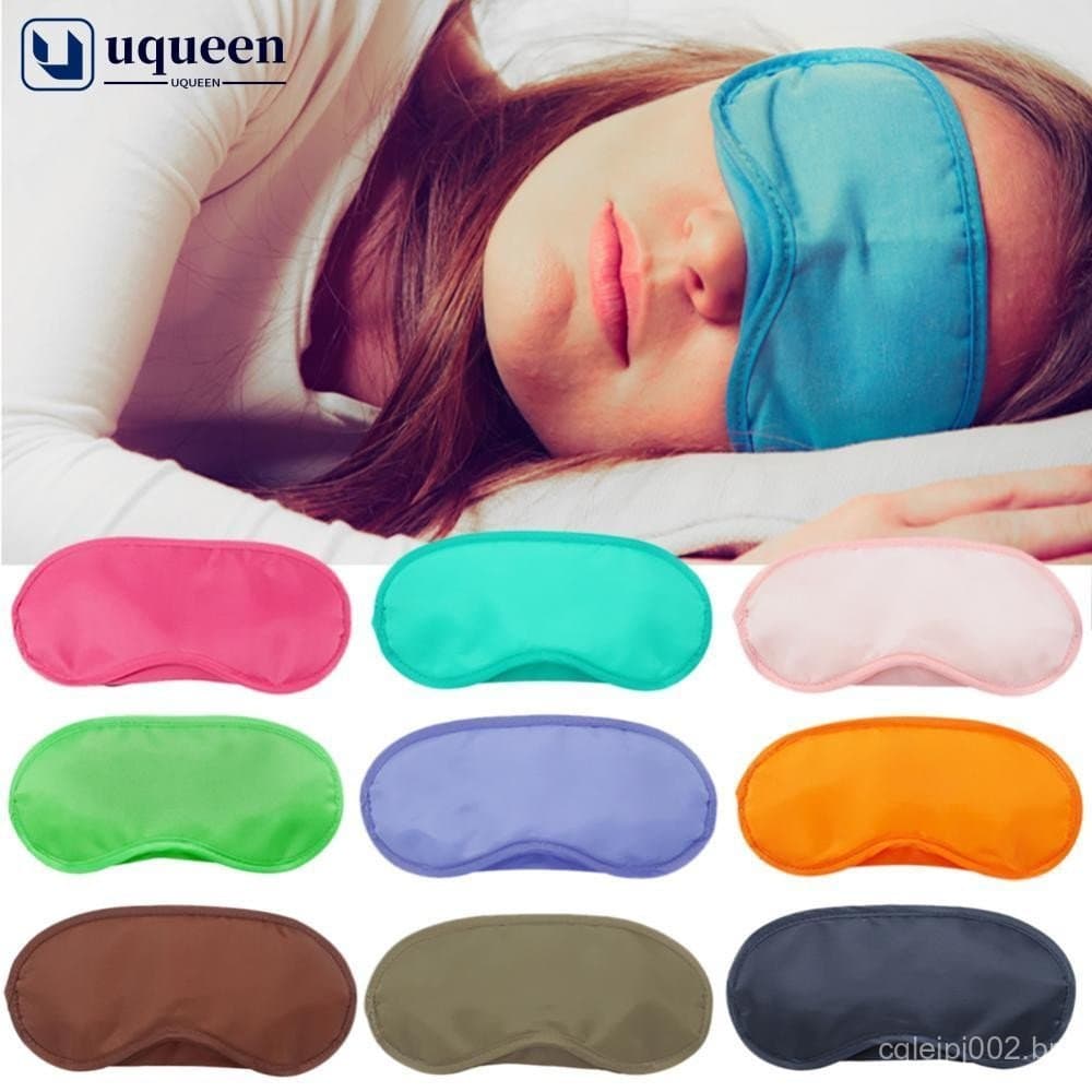 UQUEEN 10 Pçs/Lote Macio Viagem Máscara De Sono Rápido Dormir Olho Sombra Capa Remendo Feminino Masculino Portátil U4V7