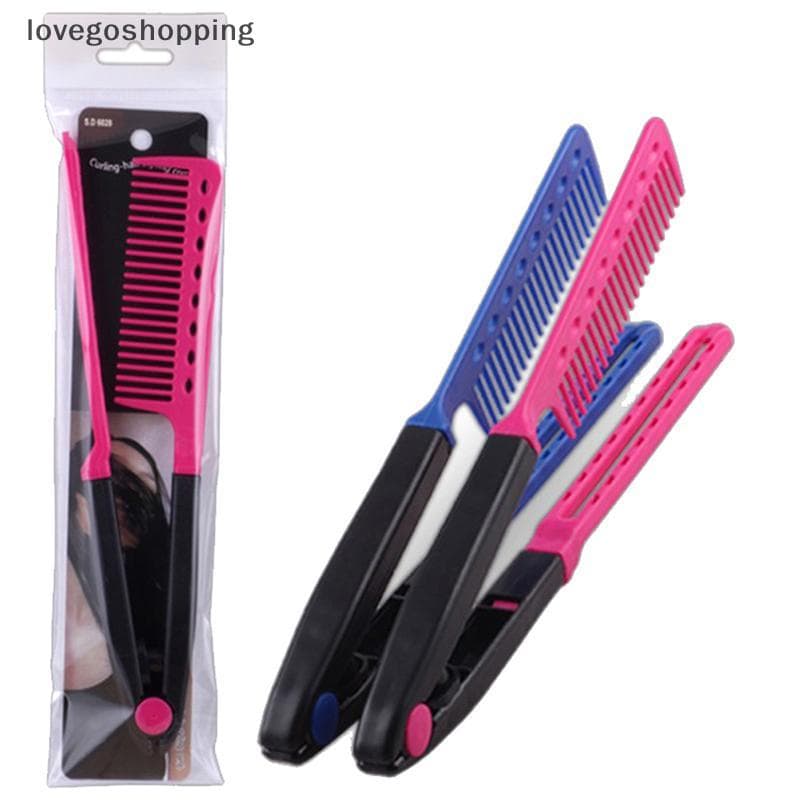 [lovego] Diy Salon V Styling Alisador De Cabelo Escova Alisamentob Ferramenta De Cabeleireiro BR