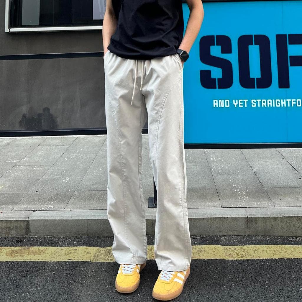 T Trendy American Men Verão Novo Estilo Cool Sense Chanfrado Micro-corte Outdoor Storm Calças Casuais
