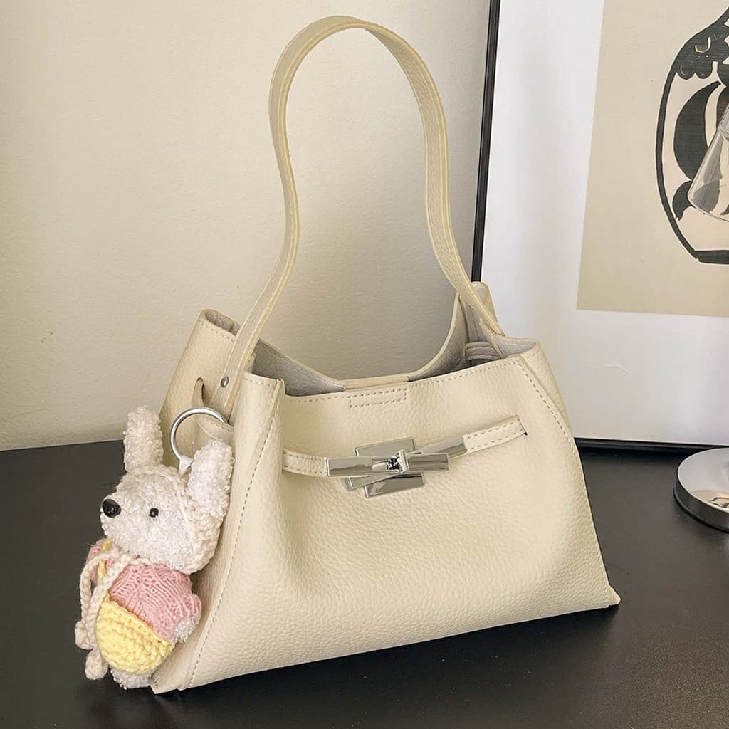 2026 Nova Bolsa Transversal Feminina Elegante com Fecho de Fivela, Bolsa de Ombro de Alta Qualidade para Uso Diário com