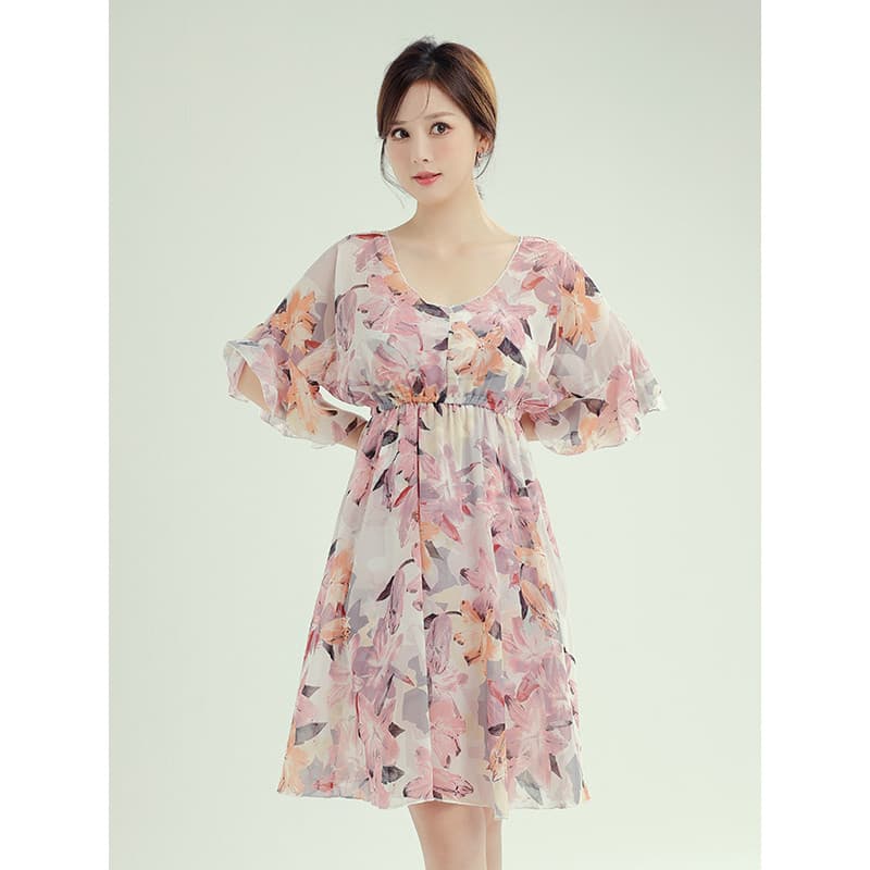 Maiô feminino High-End sentimento tamanho grande gordura mm100kg capa barriga mais magro olhar dividido saia longa de tr