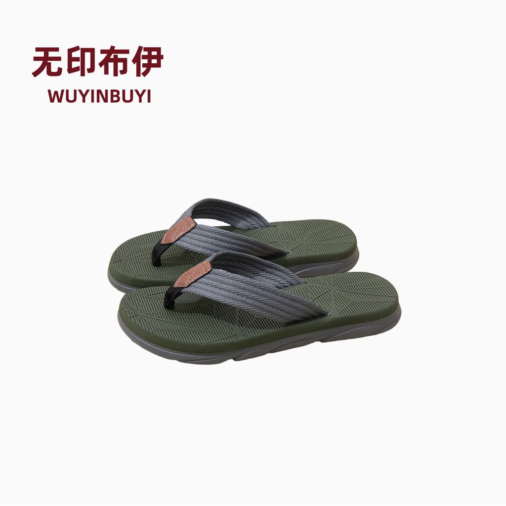 Muji praia Casual chinelos de sola grossa chinelos sandálias confortáveis chinelos masculinos ao ar livre nós