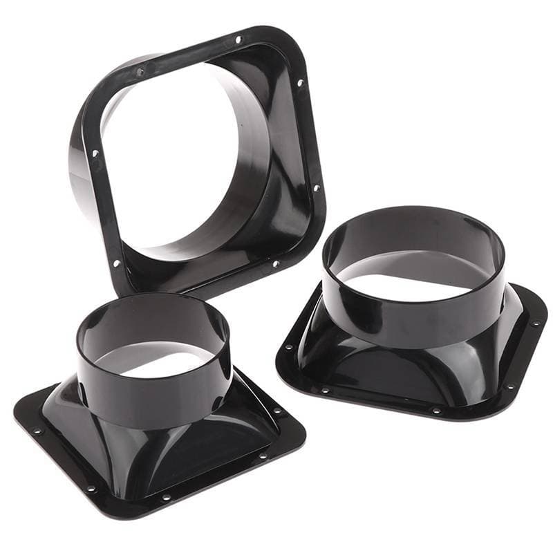 Bom 100-150mm Longo Flange Duto Ventilador Mangueira Conector Adaptador De Ventilação De Ar Para Exaustor De Cozinha Con