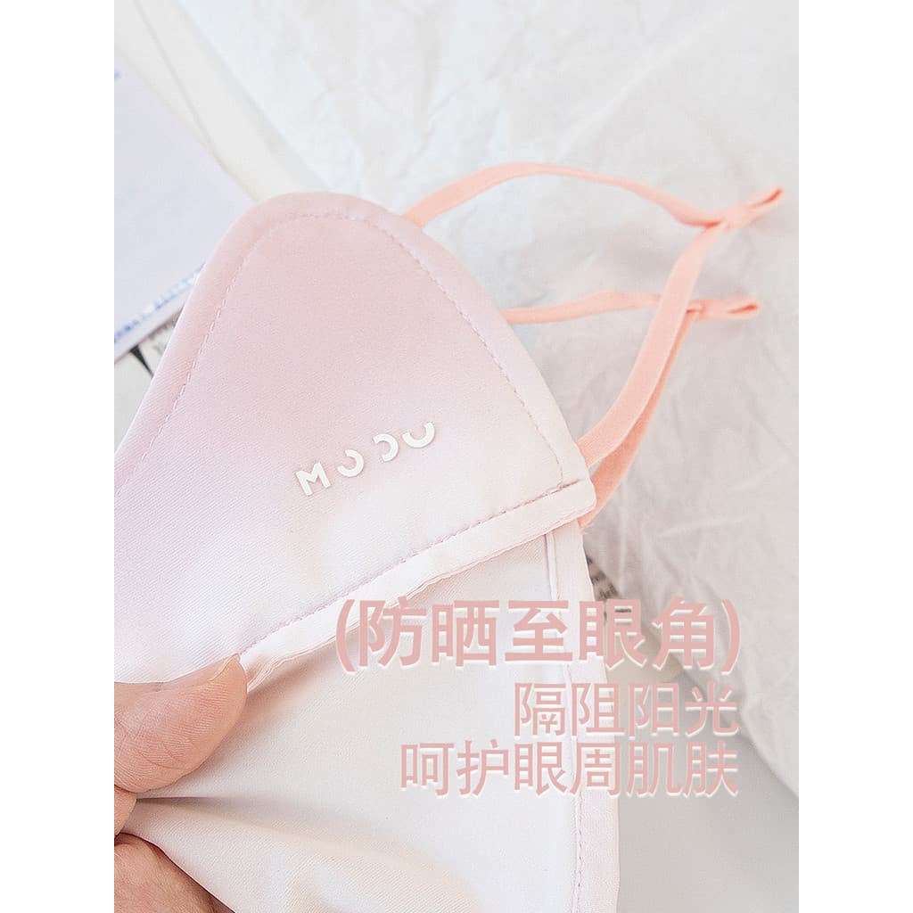 Gradiente Blush máscara de seda gelo feminino verão ciclismo protetor solar UPF50 + Anti-ultravioleta proteção para os o