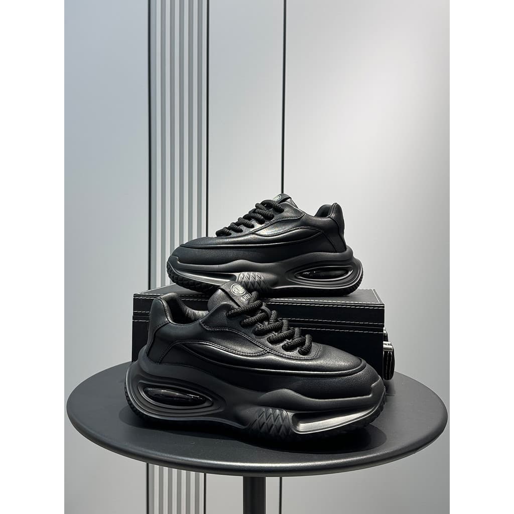 Sapatos papai de sola grossa masculino 2026 primavera novo estilo aumento interno sapatos casuais Street Wear nicho Desi