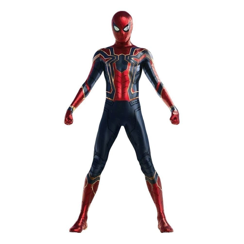 Fantasia de Cosplay do Homem-Aranha de Ferro Brilhante de Tom Holland J74F DTFO