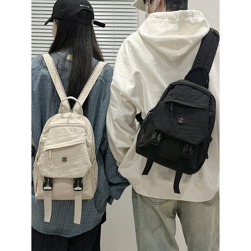Multifuncional saco de peito das mulheres dos homens portátil ao ar livre pequena mochila caminhadas saco do mensageiro