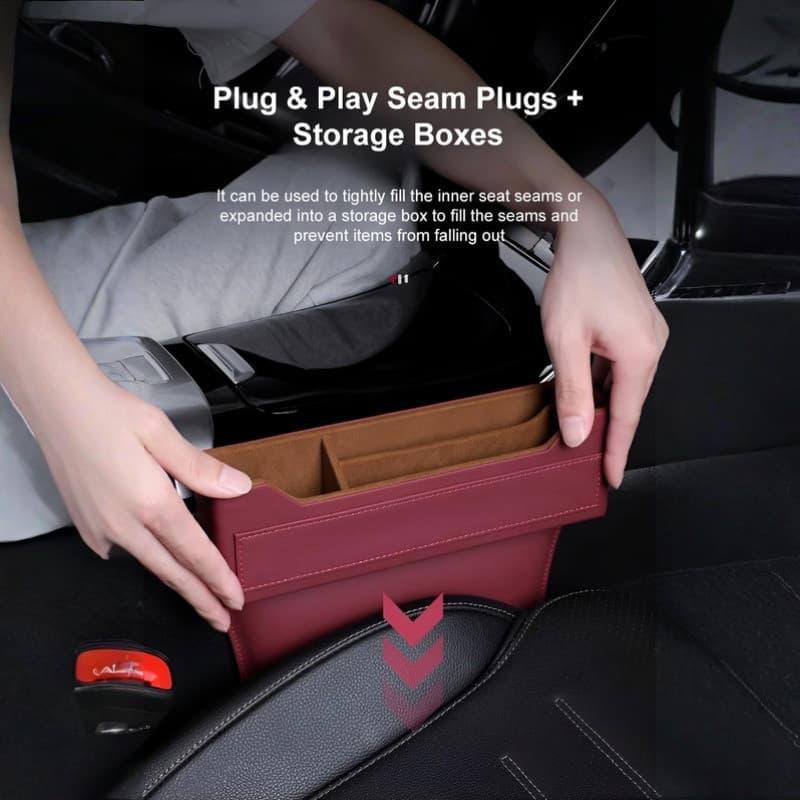 [Organização Inteligente] Quality Napa Car Clip Organizer Seat Gap Space-Saving/Entre Bancos/Carro