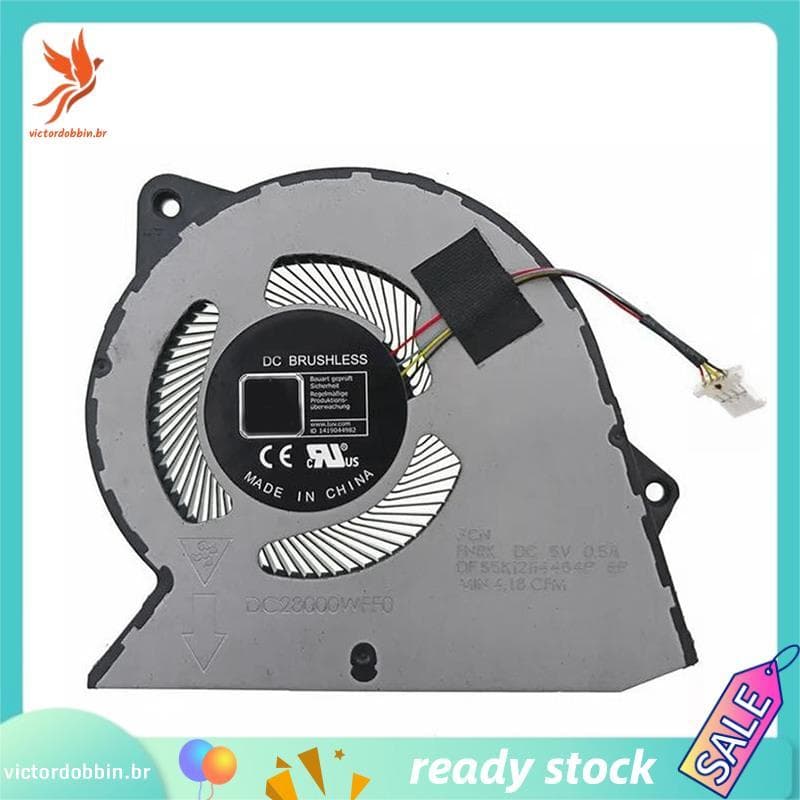 [victordobbin.br] Novo Ventilador De Resfriamento De CPU Para 15 3510 3511 3515 3525 0RFF51 Laptop