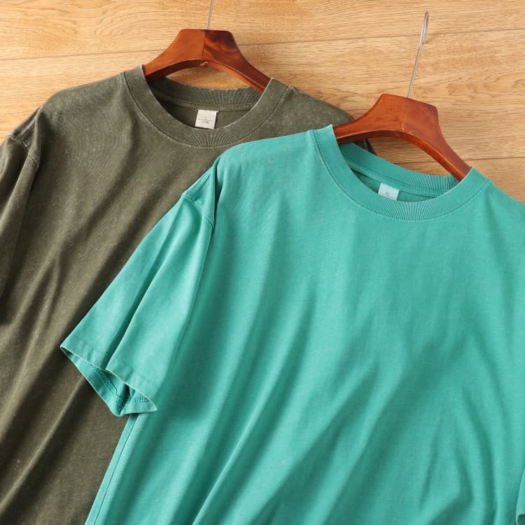 F Roupas Lavadas Estilo Americano Pesado!Produtos de cauda de comércio exterior respirável absorvente de umidade verão m
