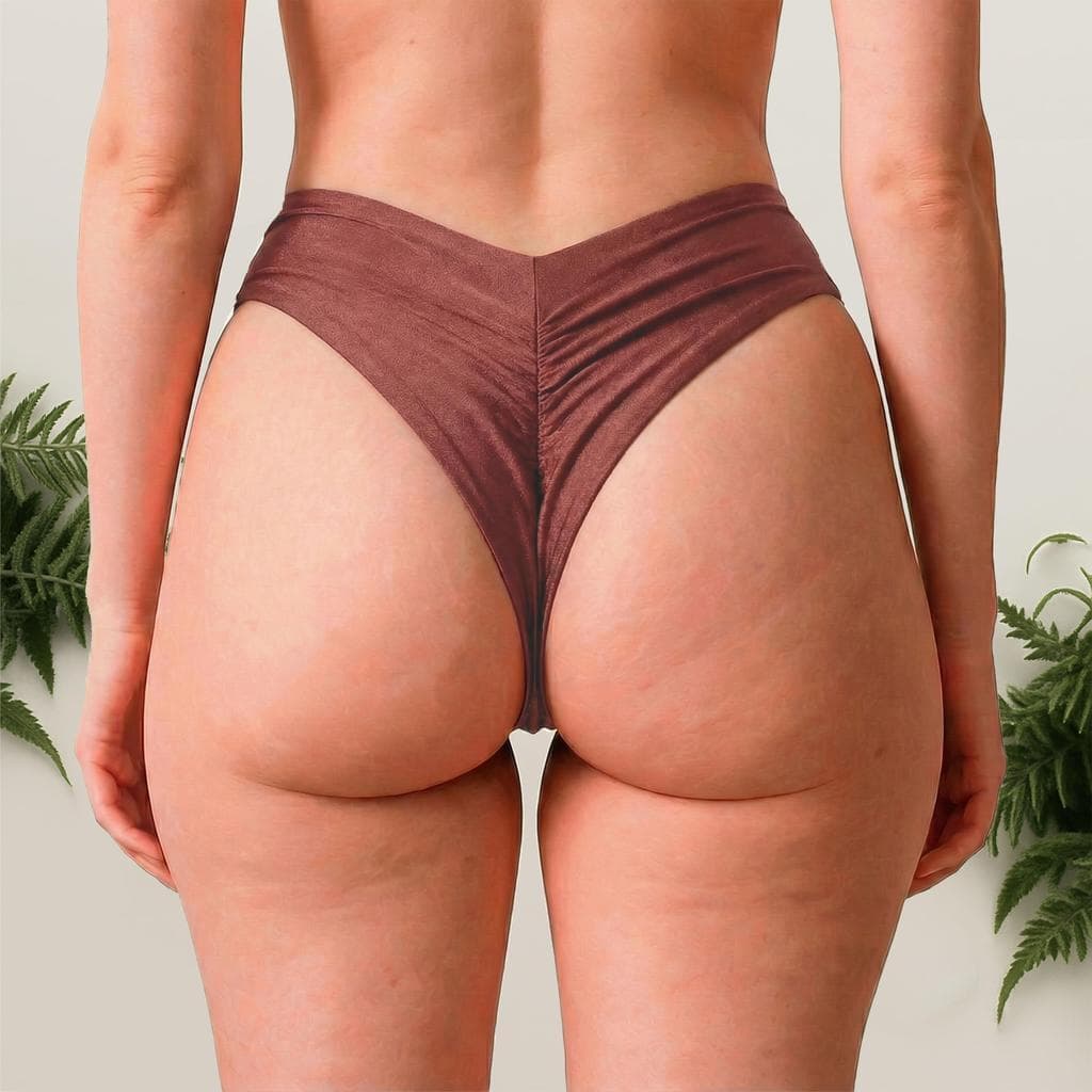 Calcinha Levanta Bumbum Cintura Alta Moda Tendência Verão Piscina Calor