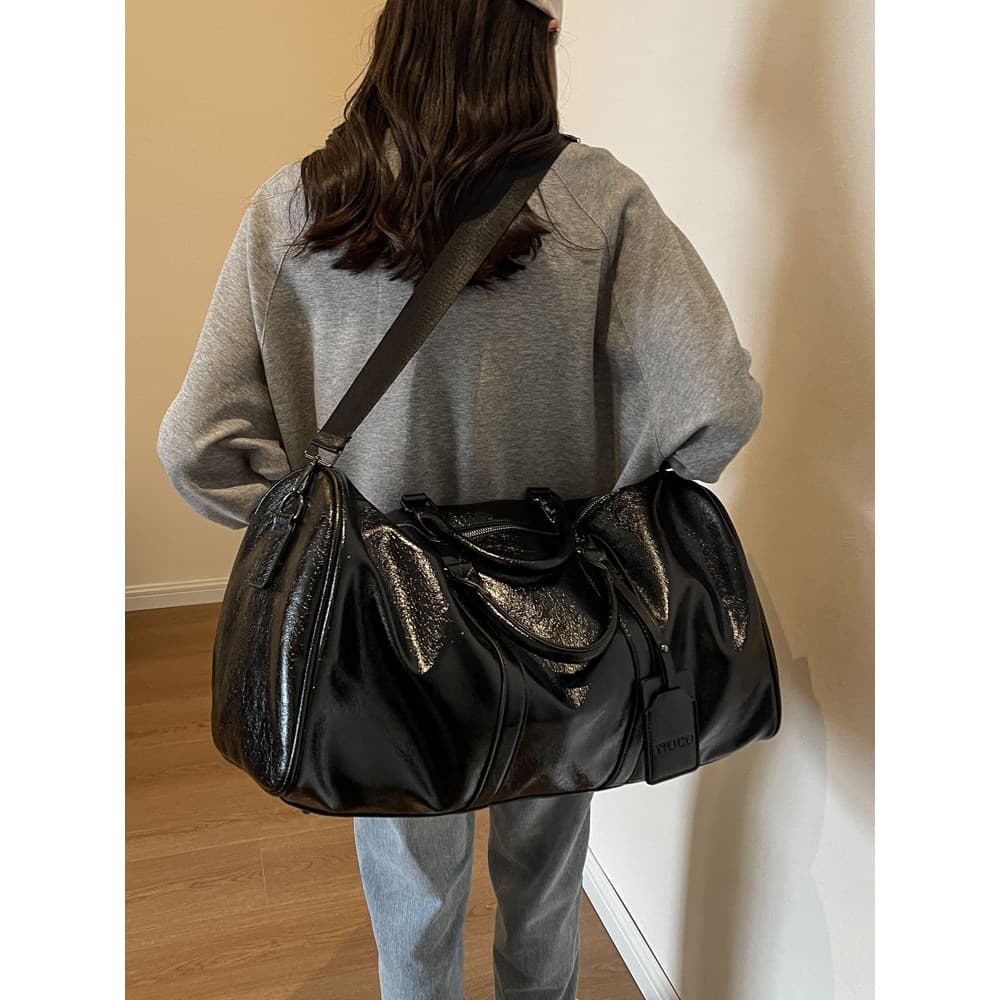 Bolsa grande bolsa de viagem masculina feminina novo estilo textura grande capacidade viagem de curta distância viagem d