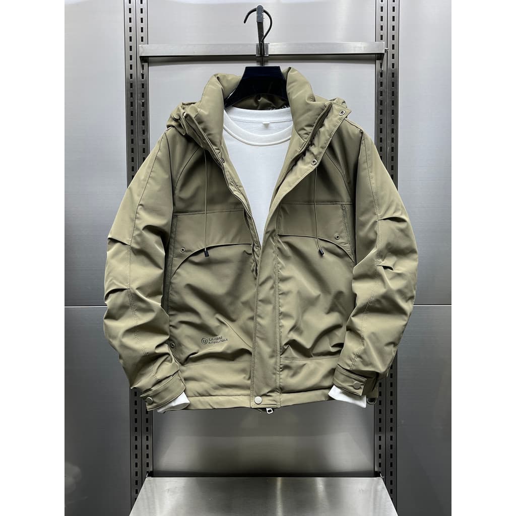 Jaqueta masculina inverno 2024 novo estilo à prova de frio jaqueta ao ar livre Street Wear ferramentas jaqueta masculina