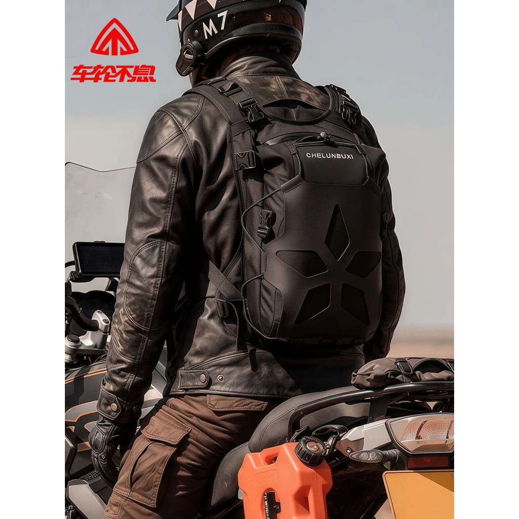 Roda sem fim mochila de equitação ao ar livre motocicleta aventura piloto saco fora de estrada motocicleta mochila tátic