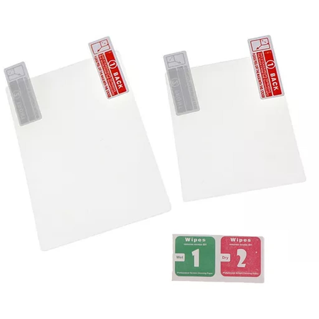 Película Protetora Para Nintend 2ds e 3ds - Superior E Inferior - Plástica + Pano Limpeza