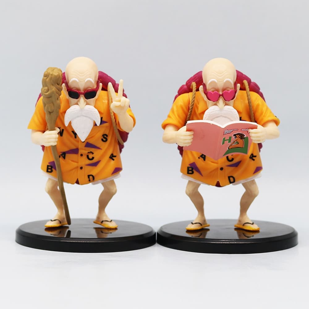 Modelo de personagem de anime Dragon Ball Z de 10,5 cm, versão do Sábio Tartaruga lendo, modelo em PVC versão Q, B P6QZ