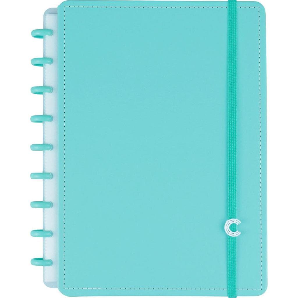 Caderno Inteligente Médio All Aquamarine 80 fls. 190 mm x 255 mm - Caderno Inteligente