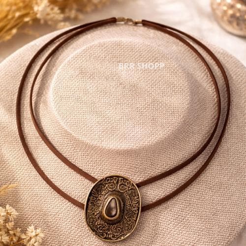 Colar Choker Cowgirl Chapéu feminino country gravatinha acessórios Country Em Courino Camurça