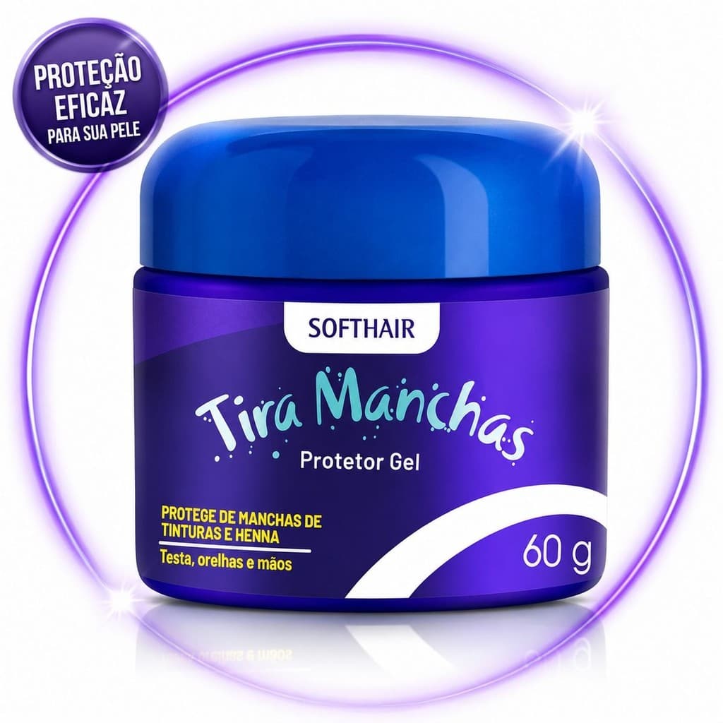 Gel Protetor para Tintura de Cabelo Soft Hair Tira Manchas 60g