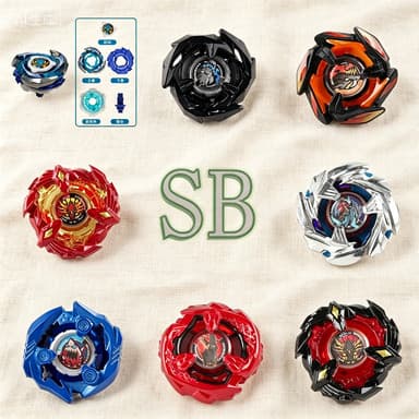 Único BX UX CX SB Marca Girando Tops Brinquedos Presente Para Crianças Sem Lançador