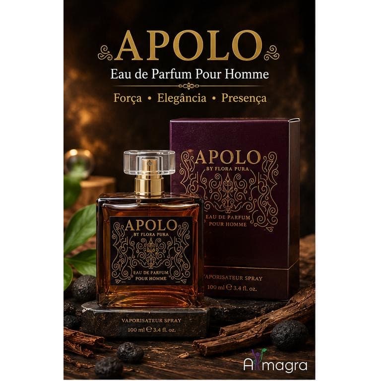 PERFUME APOLO – FLORA PURA | EAU DE PARFUM | ALTA FIXAÇÃO