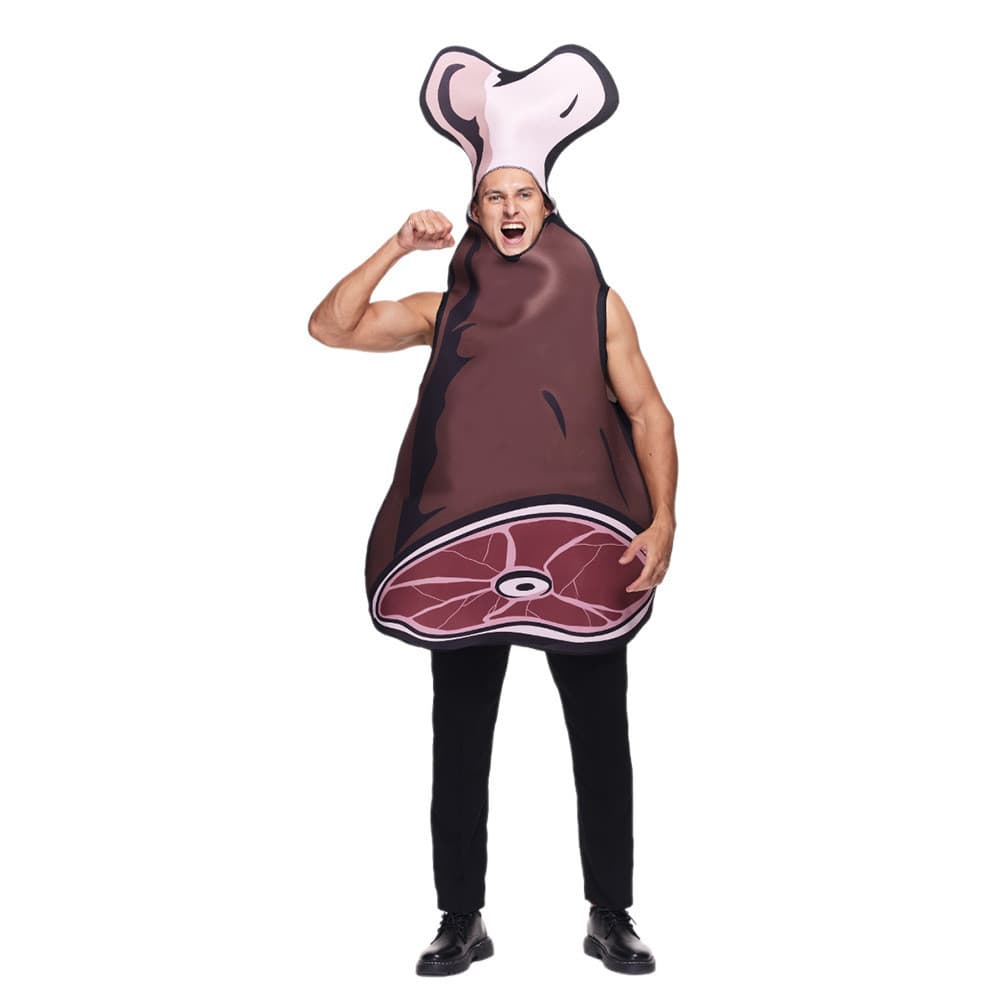 Fantasia de Festival sagrado, estoque pronto, perna adulta, fantasia de Cosplay carnuda, fantasia de festa de Bar