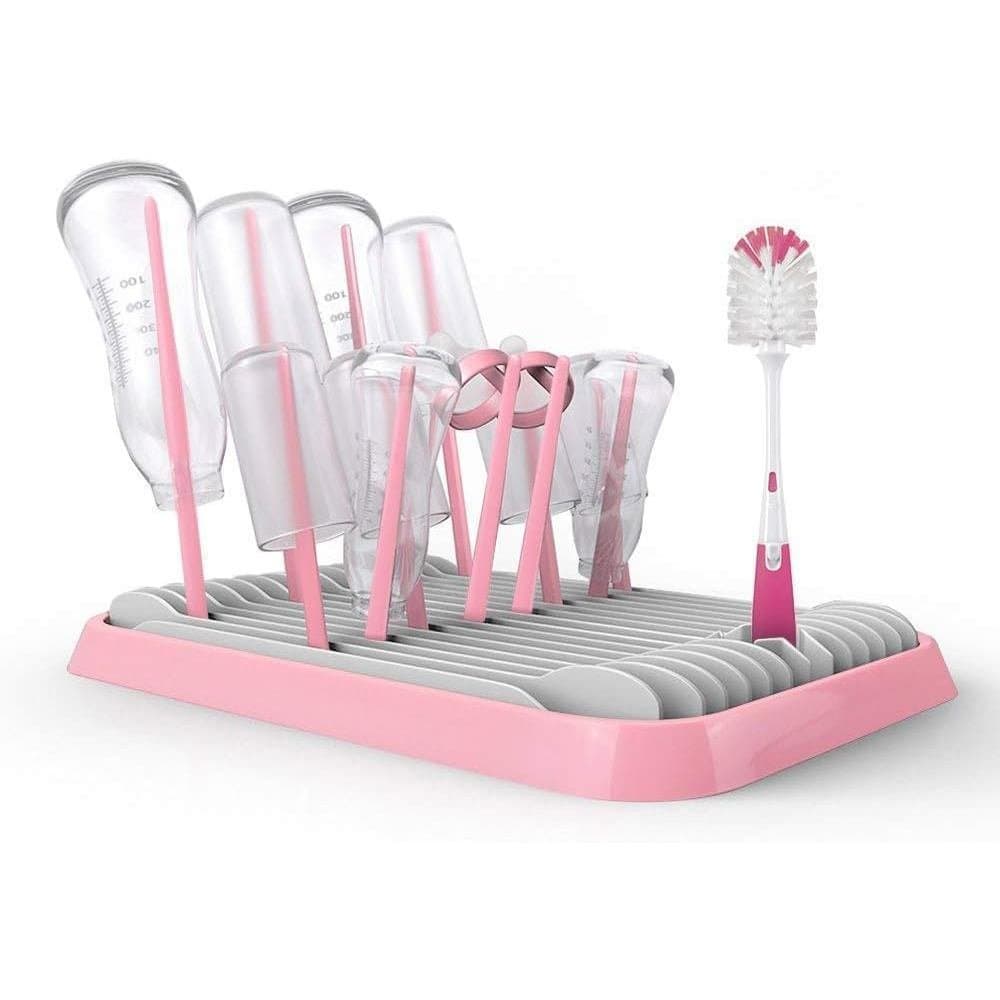 Suporte para secagem de mamadeiras infantis, copo com bico, acessórios para mamadeiras.