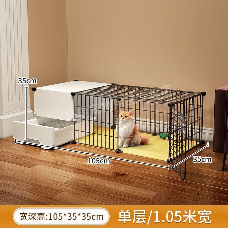 Novo estilo [coleção de 2174 pessoas] gaiola para gatos com vaso sanitário um conjunto completo de equipamentos doméstic