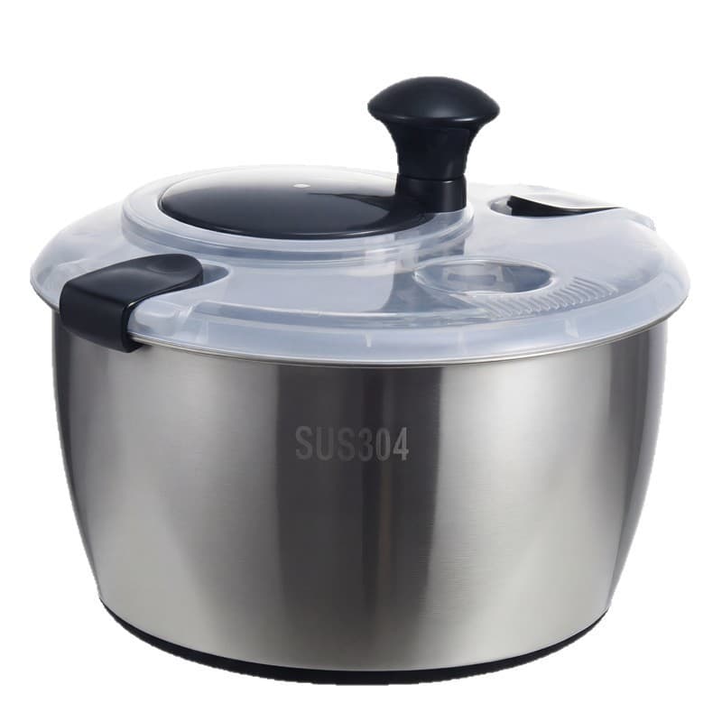 Desidratador de vegetais de aço inoxidável integrado interno e externo, balanço de óleo para churrasco frito, lavatório
