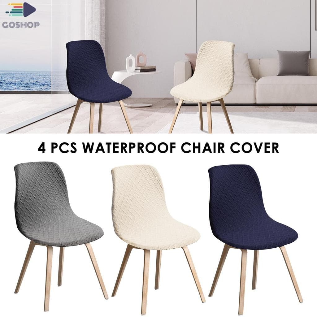 4 Pçs Sala De Jantar Cadeira Cobre Escudo Elástico Capa De Minimalista Redondo Volta Slipcovers Para Cozinha Shopbc7455