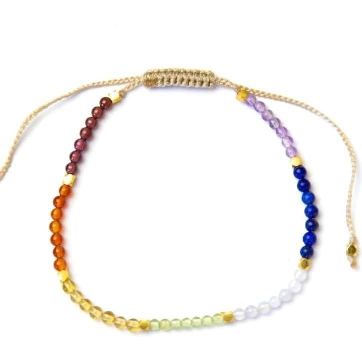 Coleção de Pulseiras Aura BALIPURA para Mulheres - Pérolas Pequenas (Minúsculas) de 2mm, Cristais de Cura, Pedras Precio