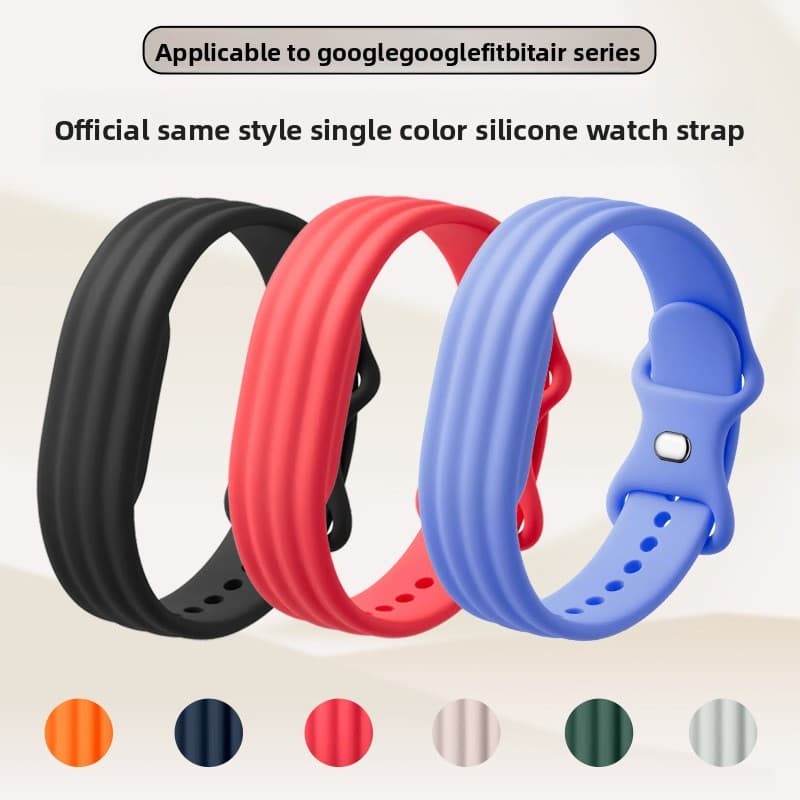 Pronta Entrega |   Pulseira Esportiva de Silicone para Google Fitbit Ace Air |   Pulseira de Substituição de Cor Sólida,