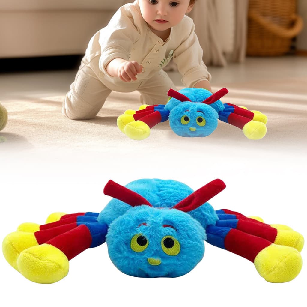 1 Pçs Nova Aranha Animal De Pelúcia Lanoso Macio Grande Boneca Brinquedo Adorável Crianças Presente Aniversário