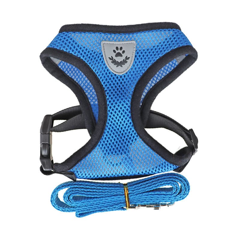 Corda para cachorro com alça peitoral para animais de estimação estilo colete para caminhada de cachorro