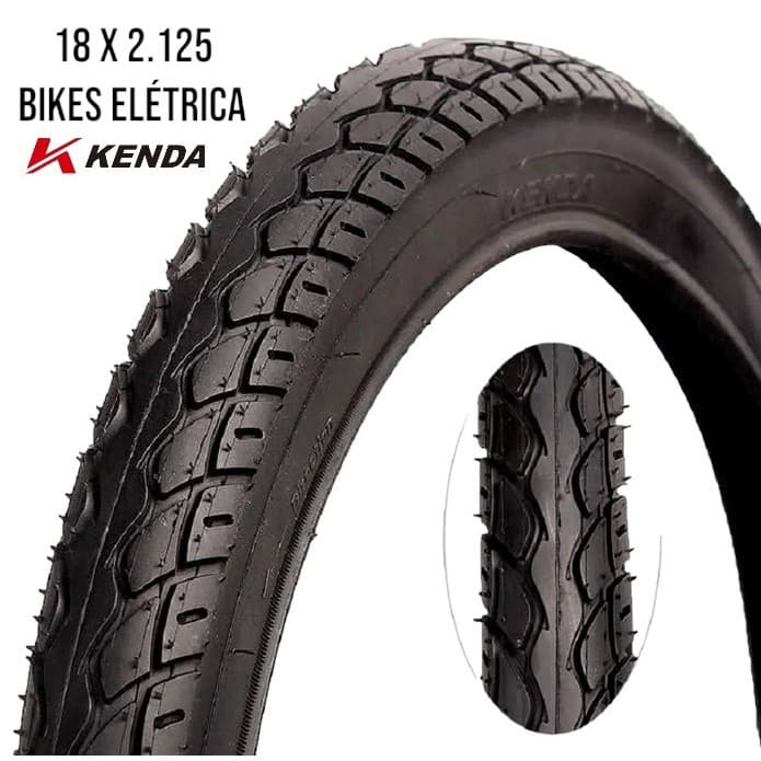 Pneu 18 x 2.125 (57-355) K924 Kenda E- Bike Elétrica