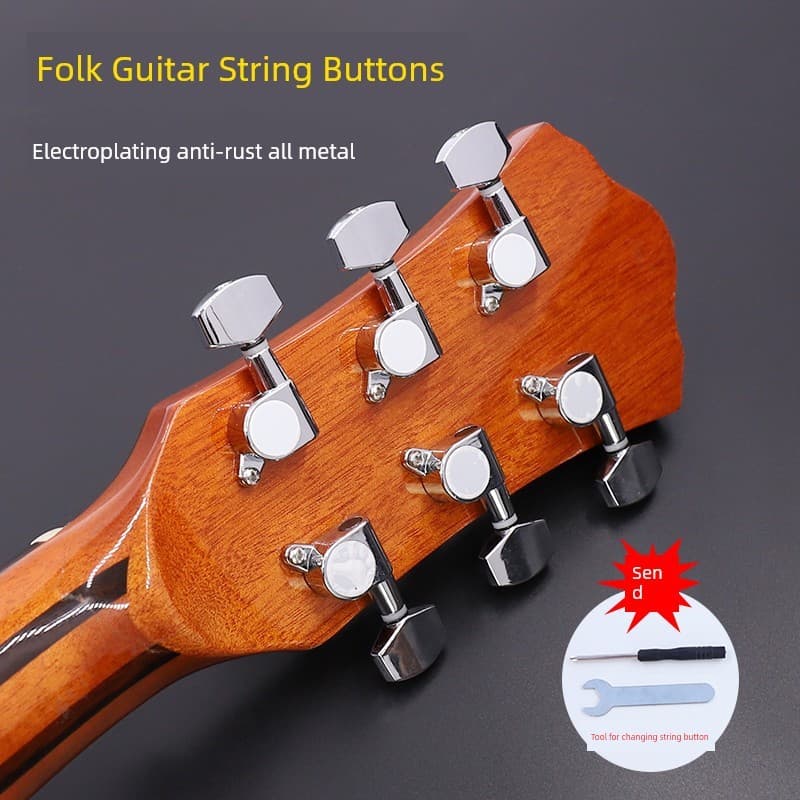 🔥 tarraxas para violão e guitarra 🔥 Hardware para Guitarra Acessórios de Afinação VENDA QUENTE Qingge XN06 Botão De Co