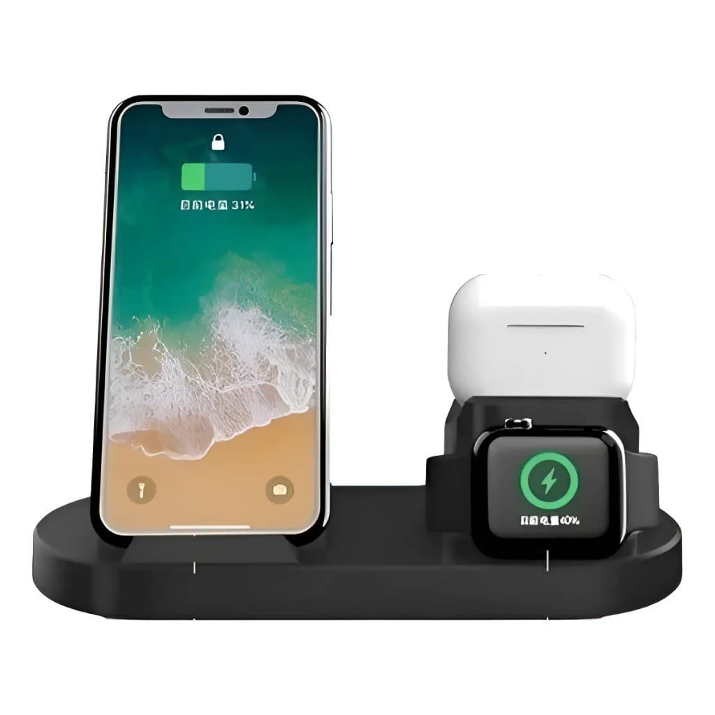 Carregador Sem Fio Por Indução 3 Em 1 iPhone, Apple Watch E AirPods YD-15 Marca H´maston