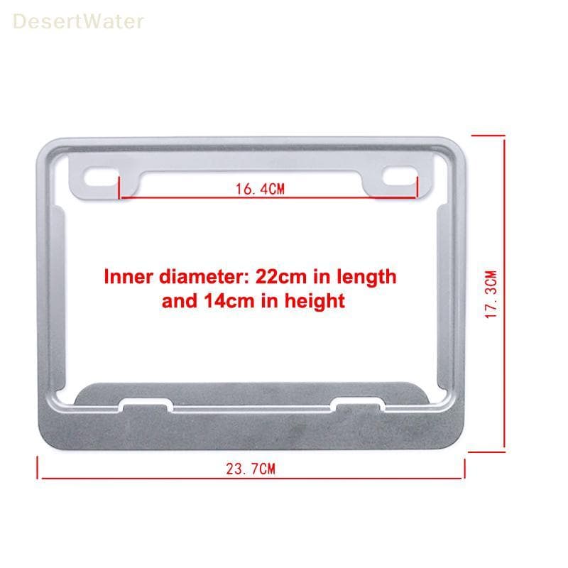 < DesertW > Quadros De Placa De Licença De Motocicleta Universal Alumínio Suporte Quadro Novo