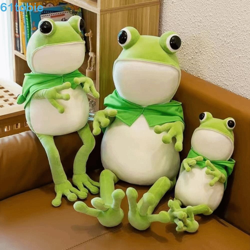 Brinquedo De Pelúcia Sapo TOBIE , Com Capa Confortável Boneca Verde , Hugggable 45cm/60cm/80cm De Pernas Longas