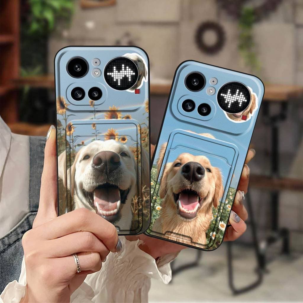 Bolsa De Cartão Capa De Telefone Com Manga Para Nada Phone4A Pro Cat Macia Envoltória Completa slot À Prova D'água Trase
