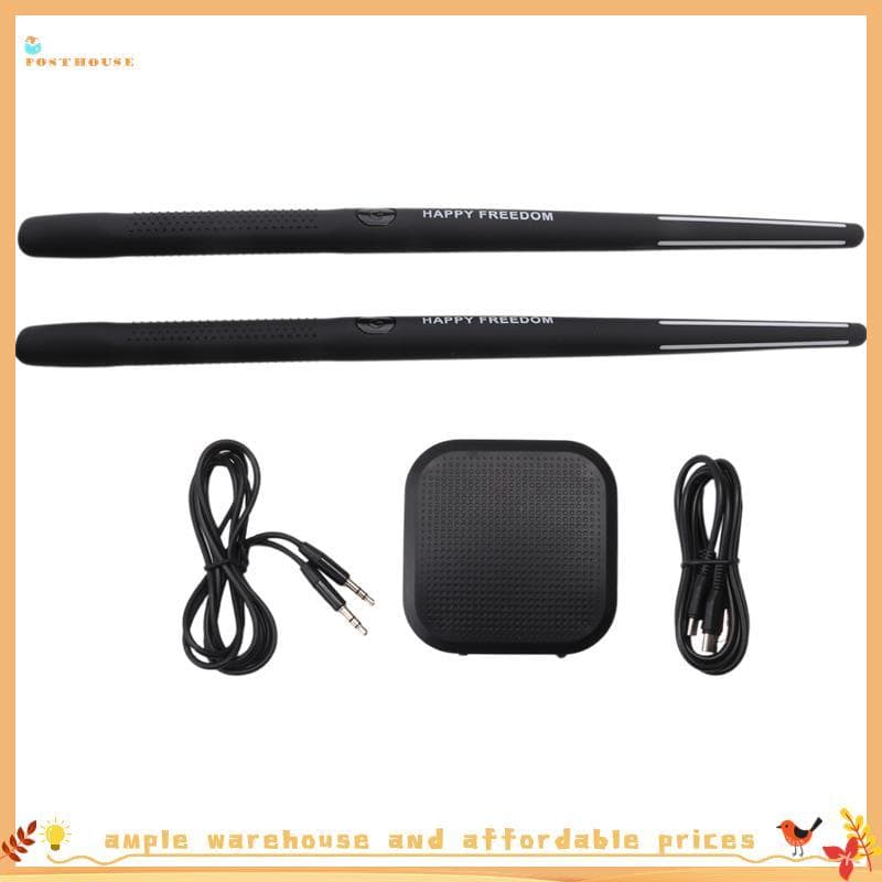 Conjunto De Bateria De Ar Eletrônica Portátil Para Crianças-Baquetas E Pedais Virtuais , Ideal Iniciantes , Adultos