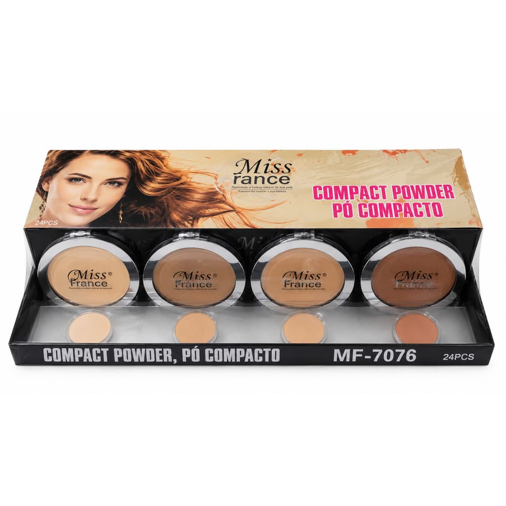 Po Compacto Miss France - Box Com 24 Unidades